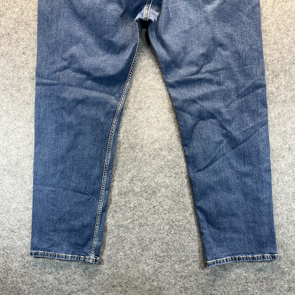 Levis Jeans Men's 40x32 505 Regular Fit Straight Leg Medium Wash Denim Pants - Picture 10 of 13